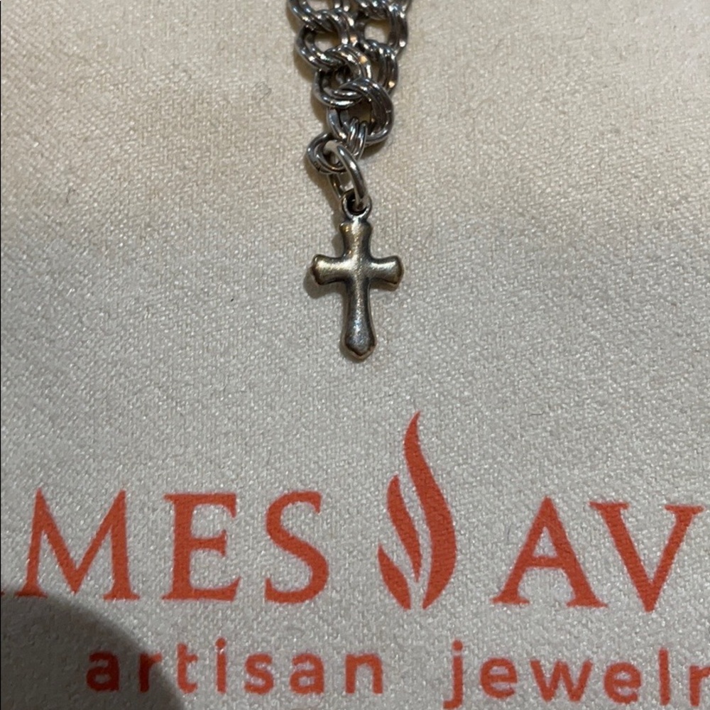 james avery charm bracelet with pendant